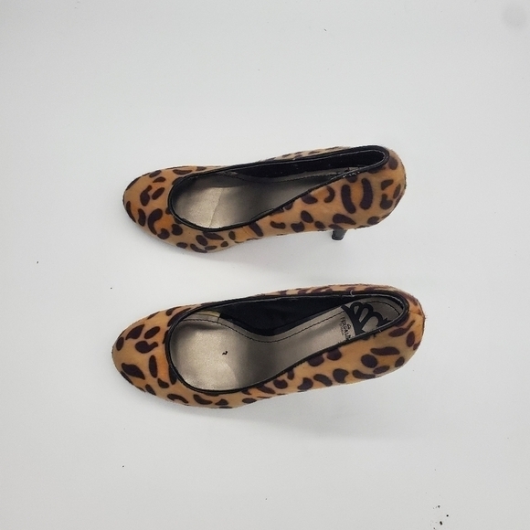Fergalicious Utopia Leopard Print Faux Fur Pumps Women’s Size 7M Shoes - Picture 5 of 15